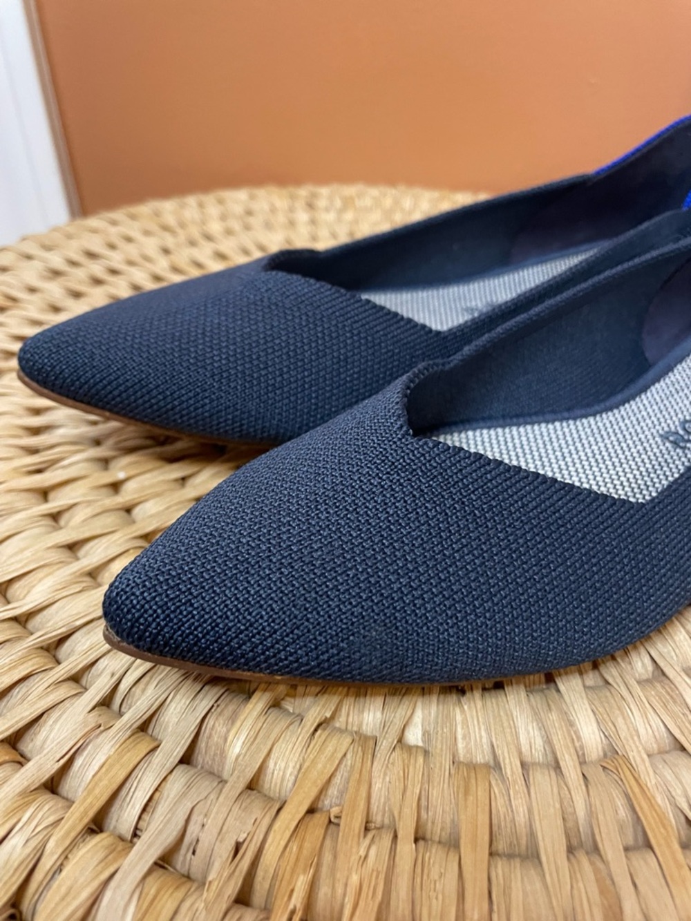 Rothy’s The Point II Flats in Deep Navy Blue Women’s Size 7 - Picture 5 of 8
